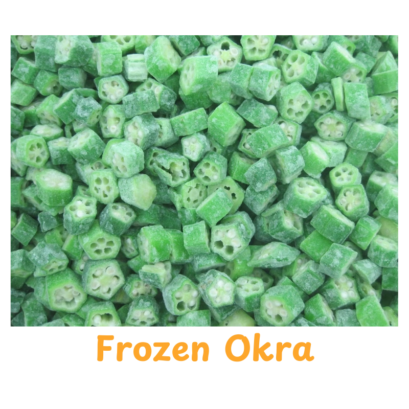 Frozen okra ready for export from Egypt to Europe, Russia & the Gulf
