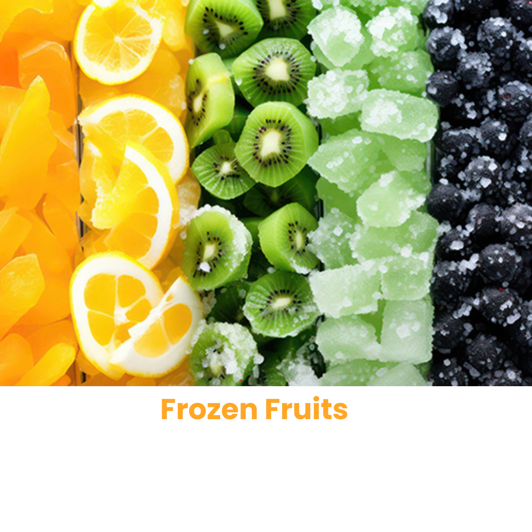 IQF Frozen Fruits – Strawberries, Mango, Berries